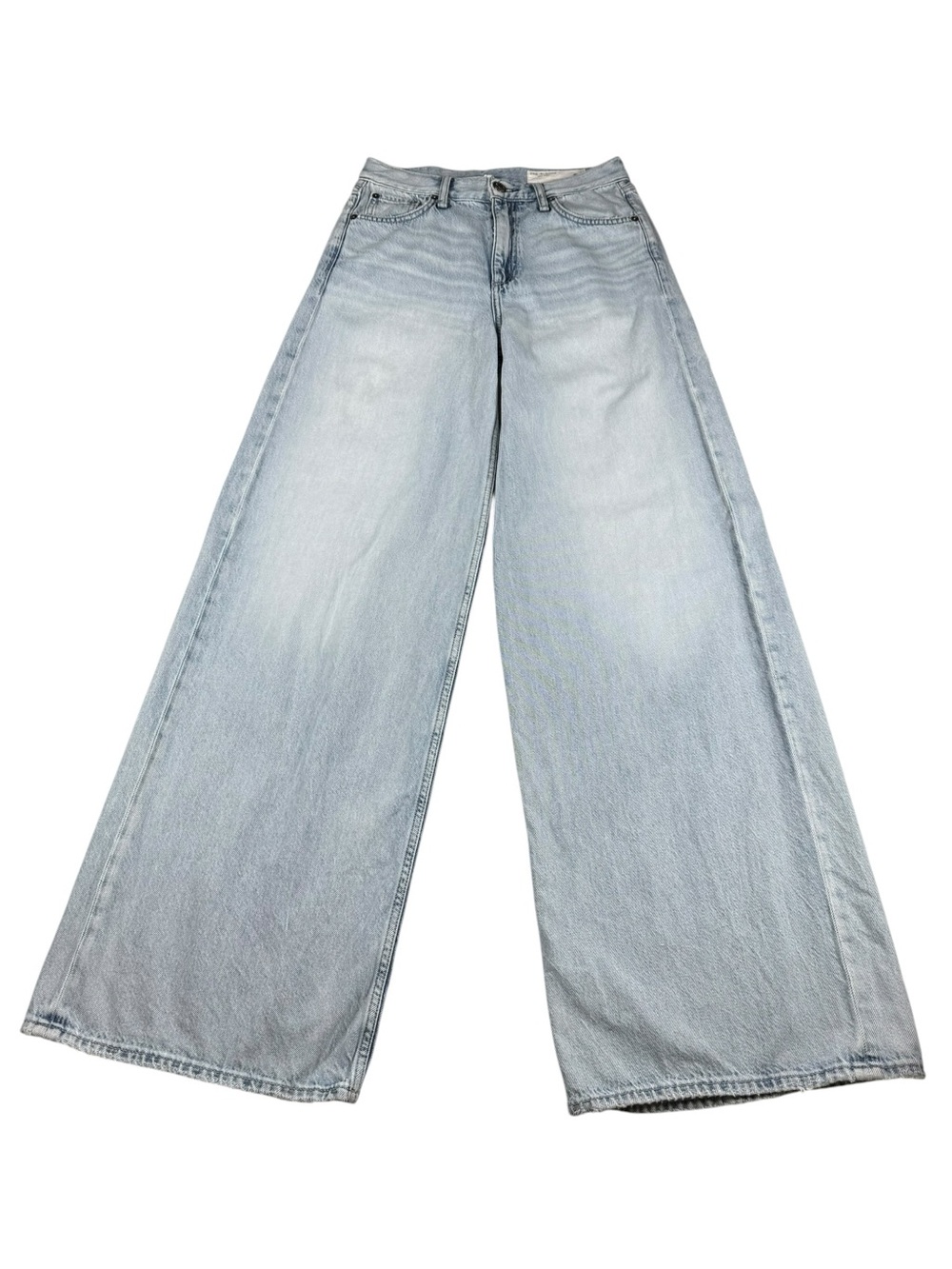 Rag & bone Sofie High-Rise Full length Ultra Wide leg jeans, 26